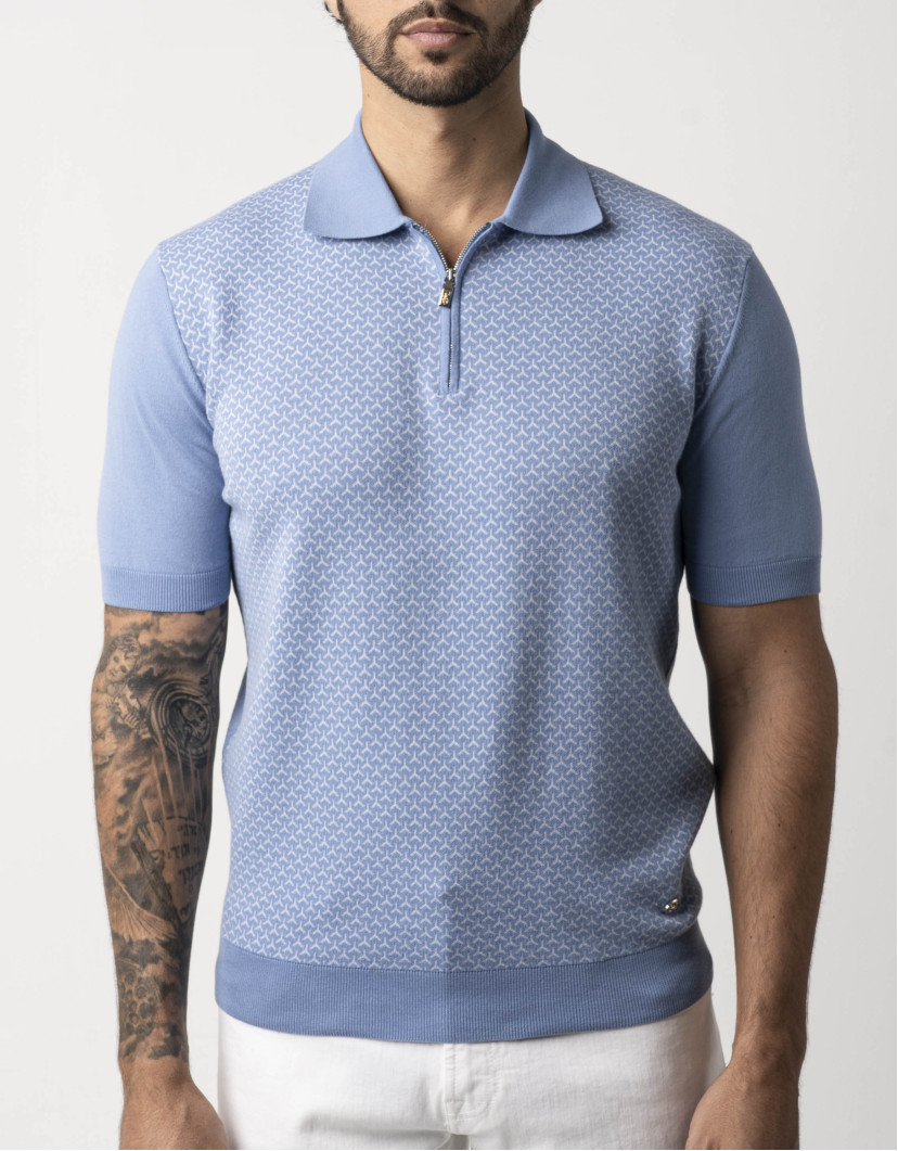 Castello d'Oro Mens T-shirt Polo 100% Cotton image